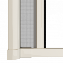 Moustiquaire porte sur-mesure enroulable latérale kocoon blanc Zoom B