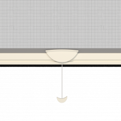Moustiquaire sur-mesure enroulable fenêtre Kocoon Blanc détaillé 1